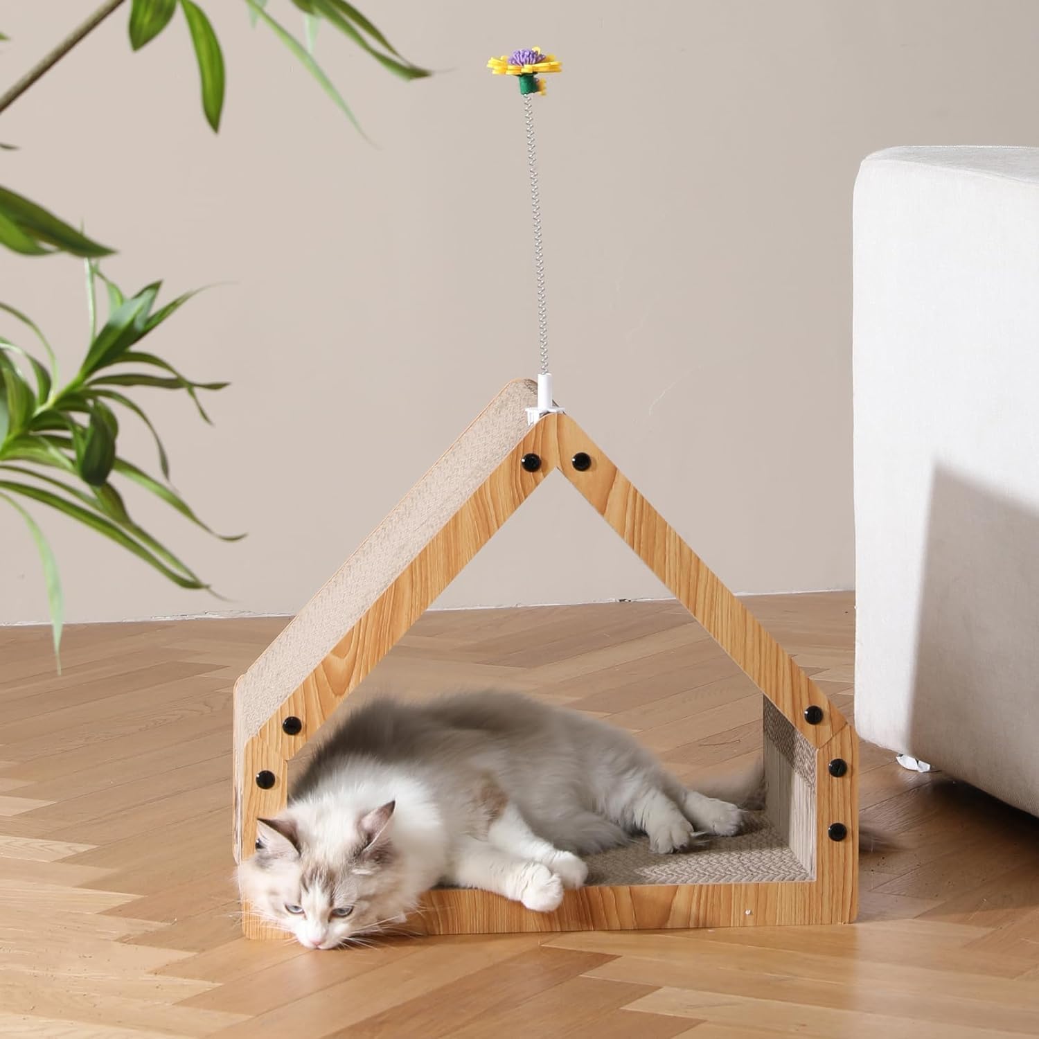 Thumbnail 5 de FUKUMARU Griffoir pour Chat 42 cm Maison đ±