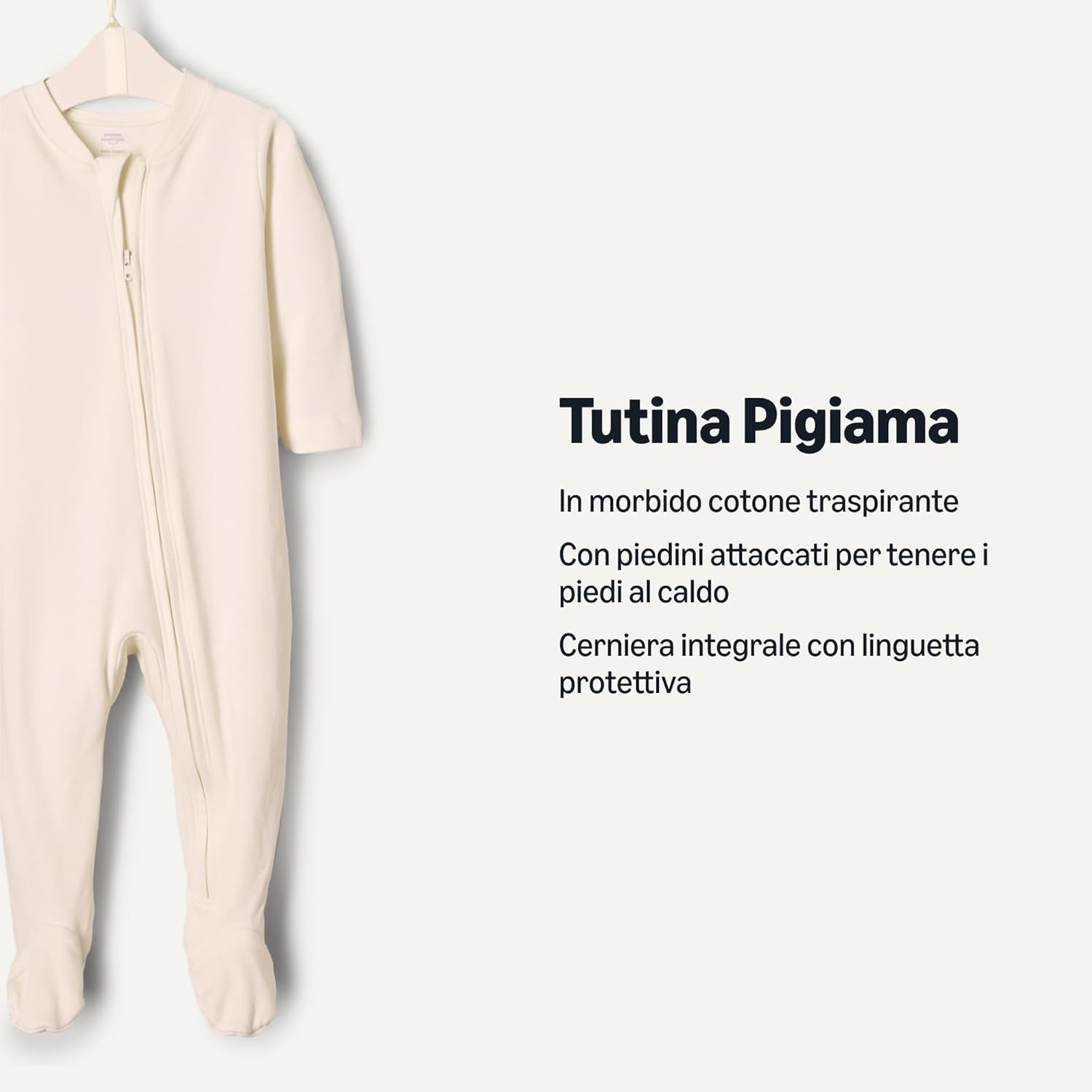 Thumbnail 1 de Amazon Essentials x Sofia Grainge Pigiama intero in cotone con calze (confezione da 2) per bambini e ragazzi