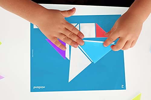 Detalle 2 de Miniland Set 4 Tangram para mesa de luz 🎲