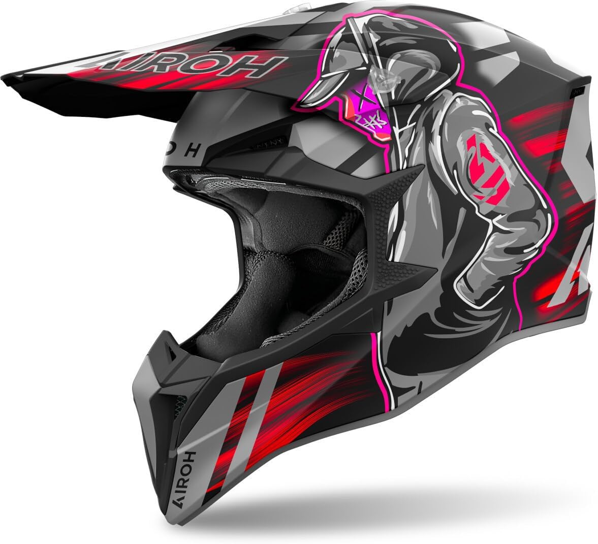 Thumbnail 6 de CASCO AIROH OFFROAD WRAAAP CYBER ORANGE GLOSS XL: protezione, stile e versatilità off-road