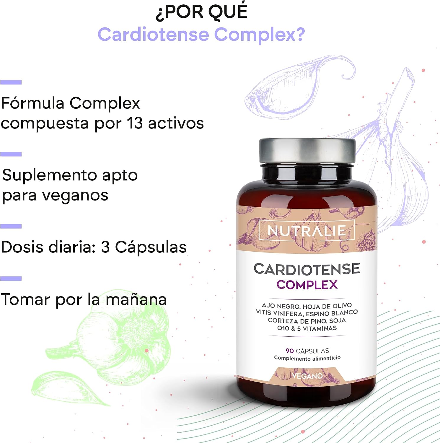 Detalle de Ajo Negro Complex 11.250 mg 90 cápsulas