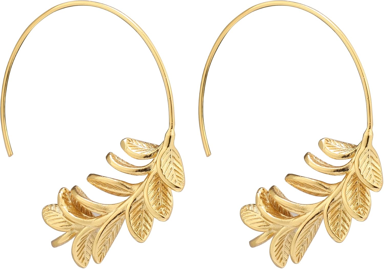 Detalle de GAXAYA Hoop Earrings, 5 cm