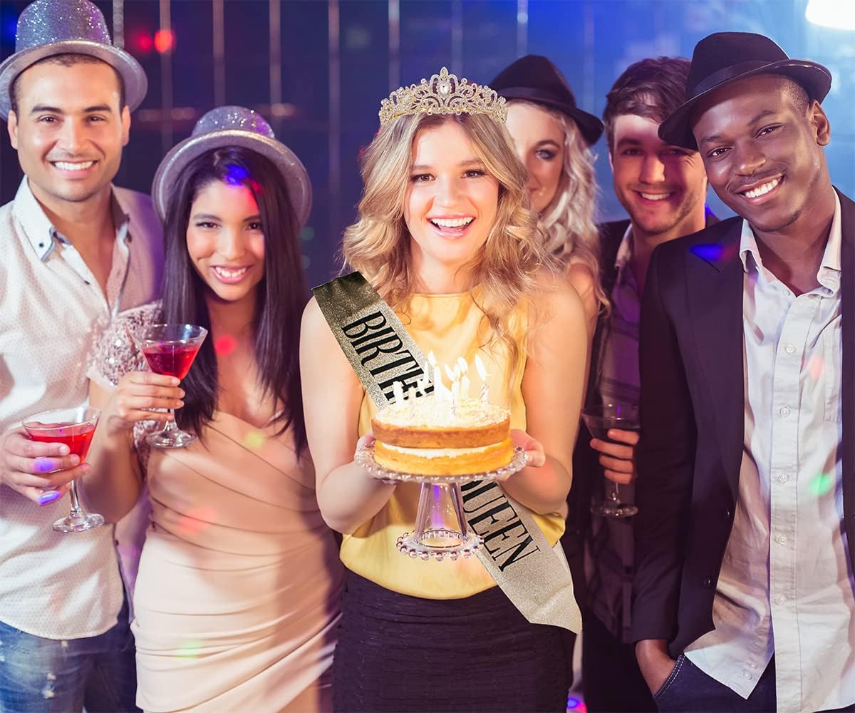 Thumbnail 5 de Leixi Birthday Queen Sash and Rhinestone Tiara set 👑