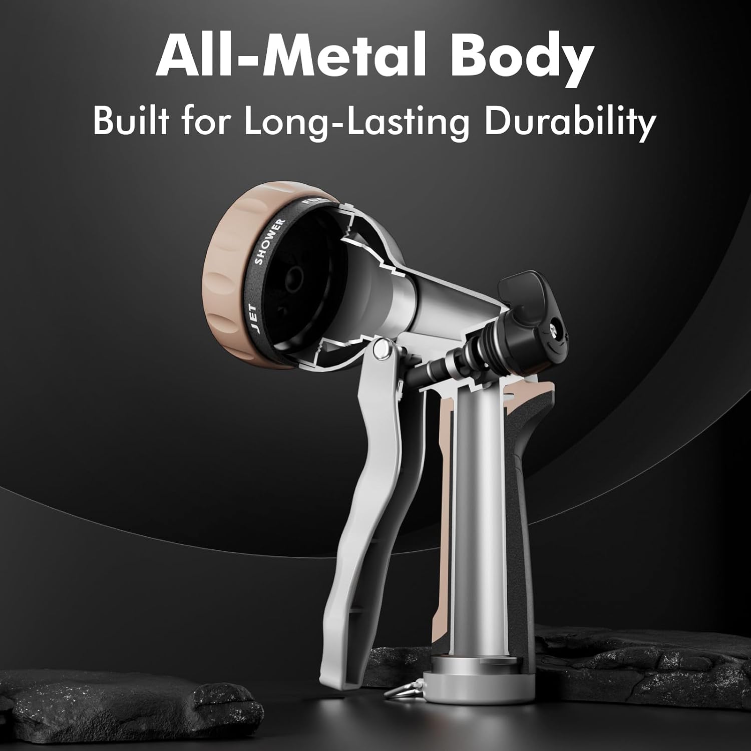 Thumbnail 1 de RESTMO Heavy Duty Hose Pipe Spray Gun (Gold)