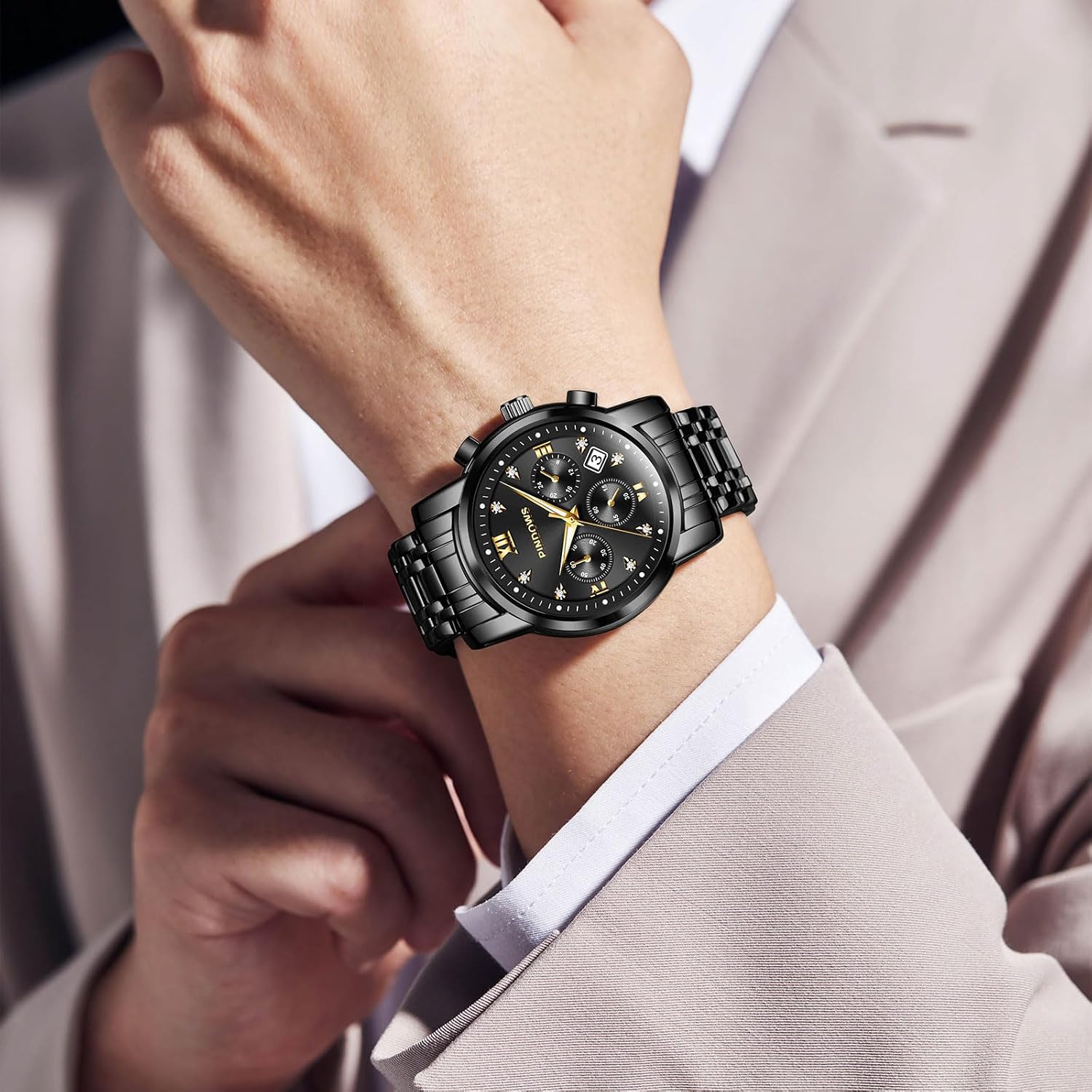 Thumbnail 3 de PINDOWS Luxus Chronograph Herren 30 m