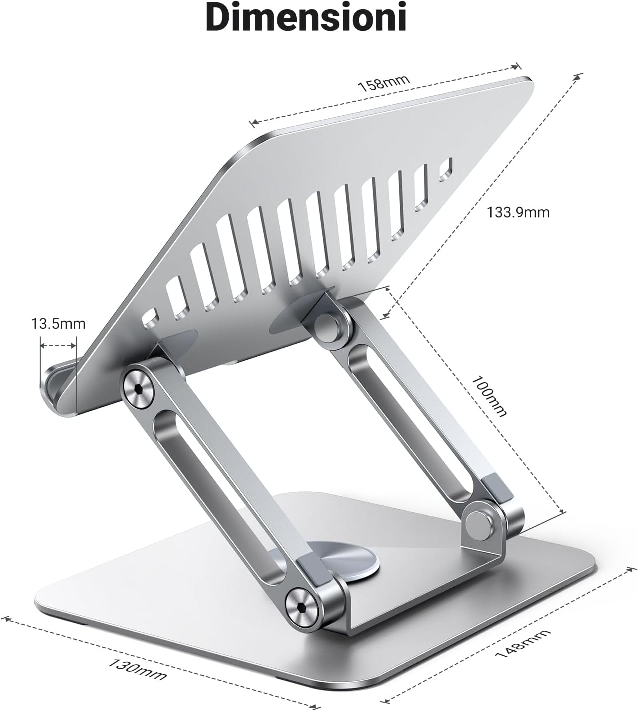 Thumbnail 6 de UGREEN Supporto per Tablet Pieghevole in Ferro con Rotazione a 360°