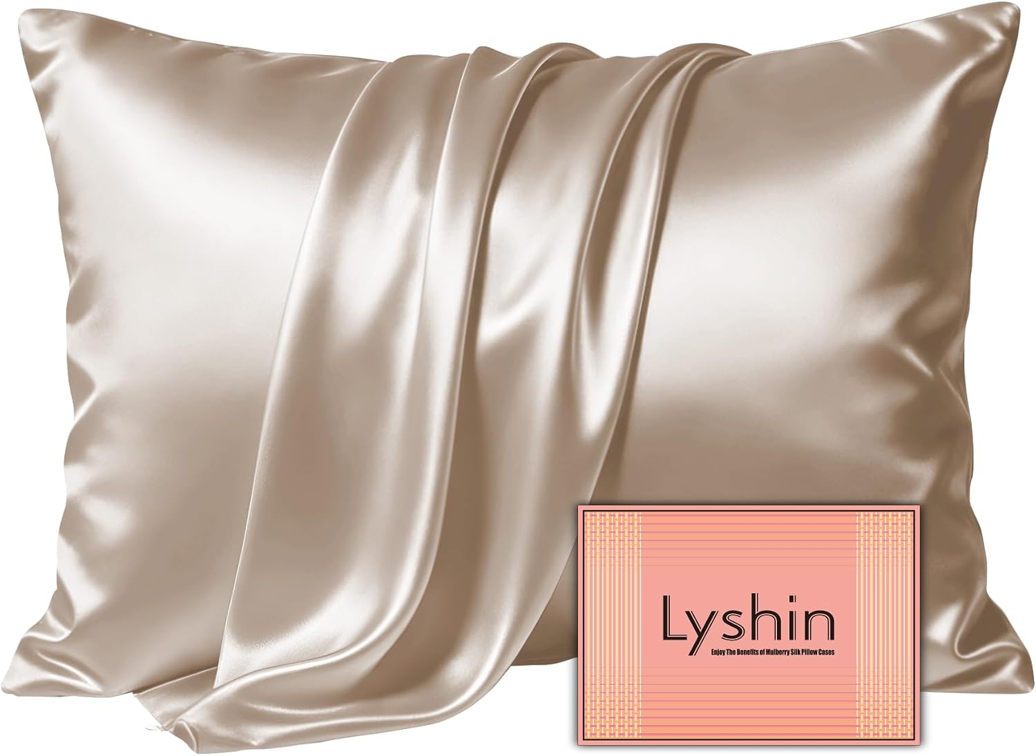 Detalle de LYSHIN Silk Pillowcase, 19 Momme
