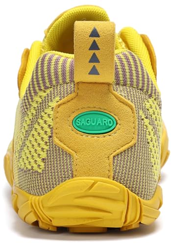 Thumbnail 3 de SAGUARO Zapatillas de Trail Minimalistas para Hombre y Mujer – Ligero, Transpirable y de Estilo Descalzo (Amarillo, 47 EU)