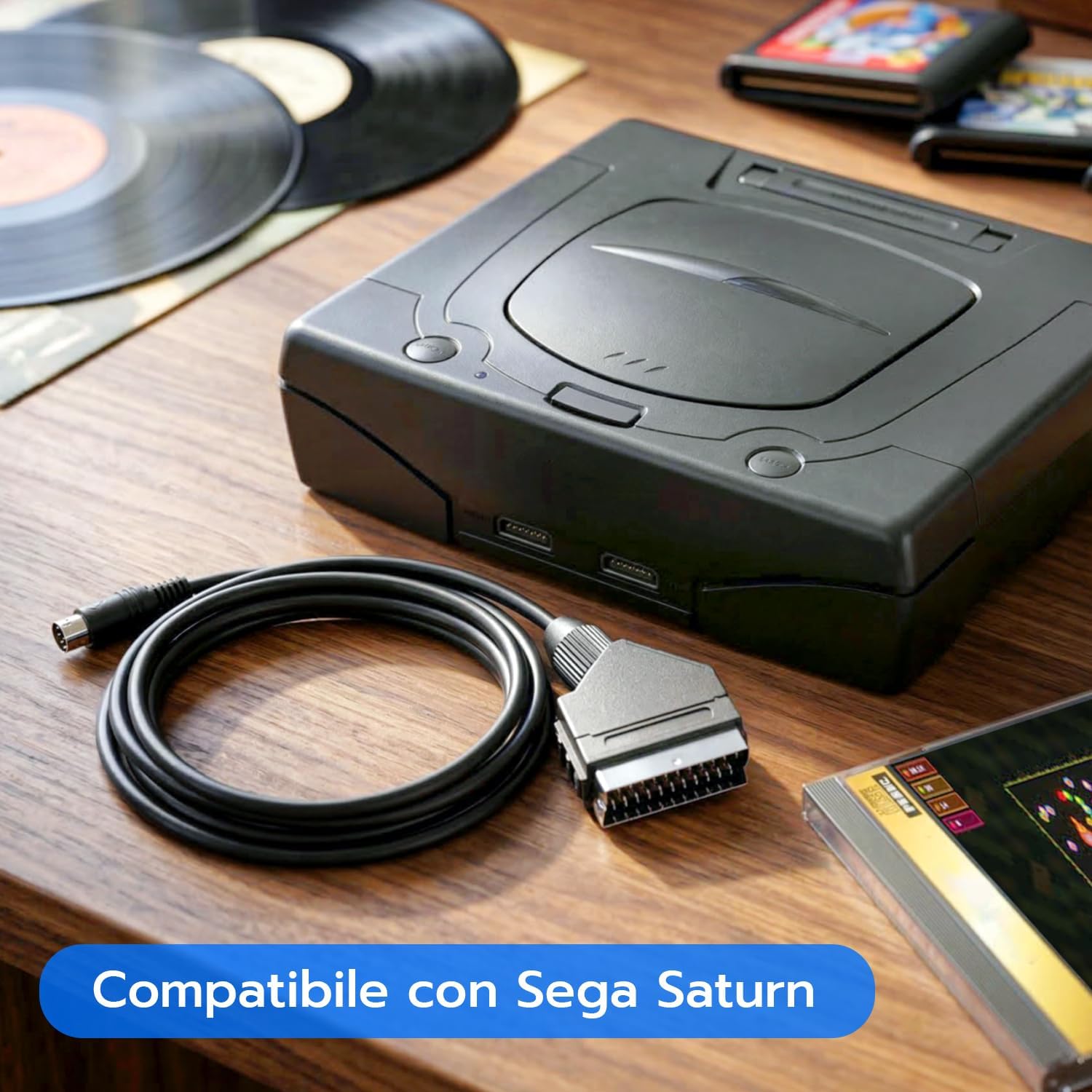Detalle 2 de RGB-Scart-Kabel für Sega Saturn, 168 cm