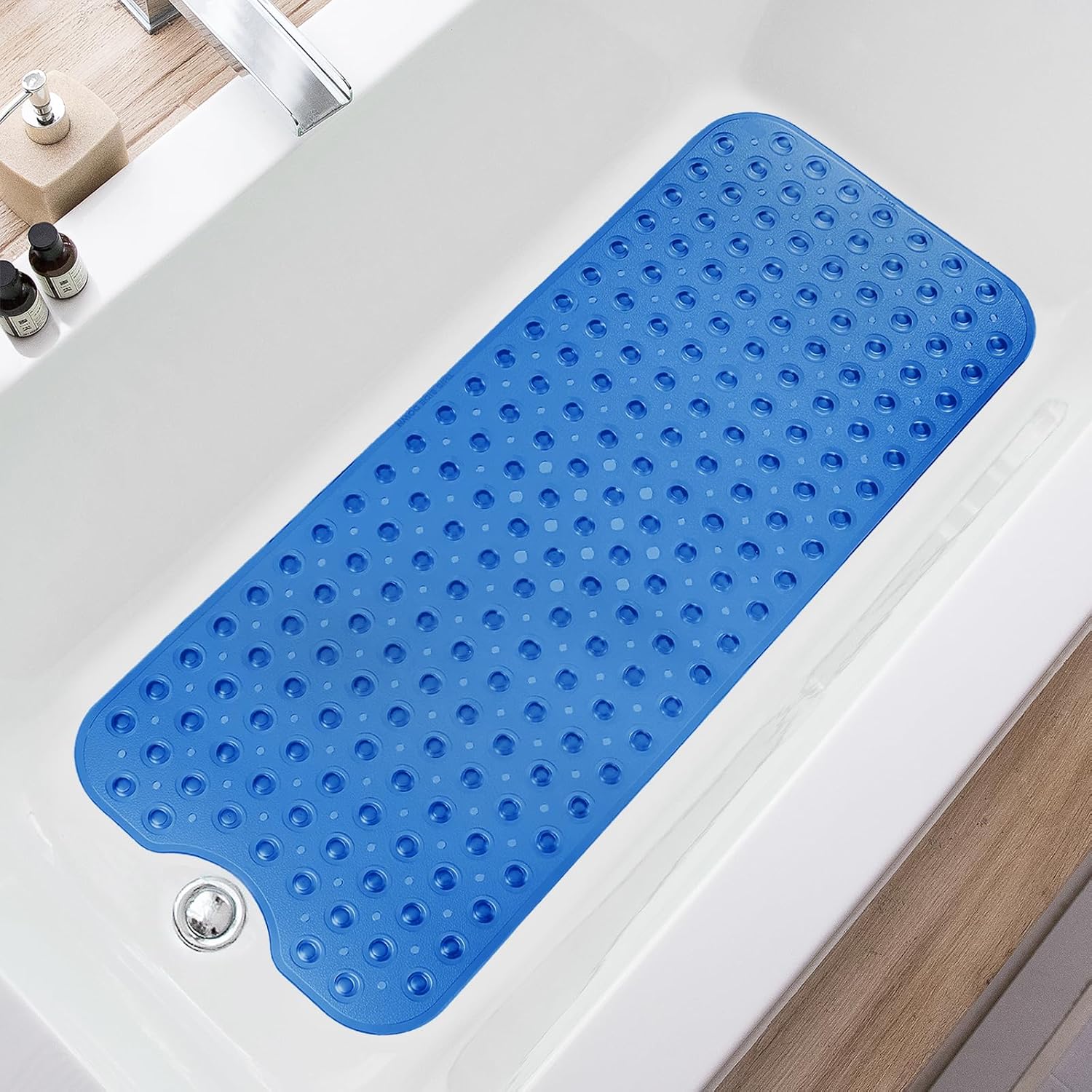Detalle de TEESHLY Bathtub Mat 39 x 16 Inch