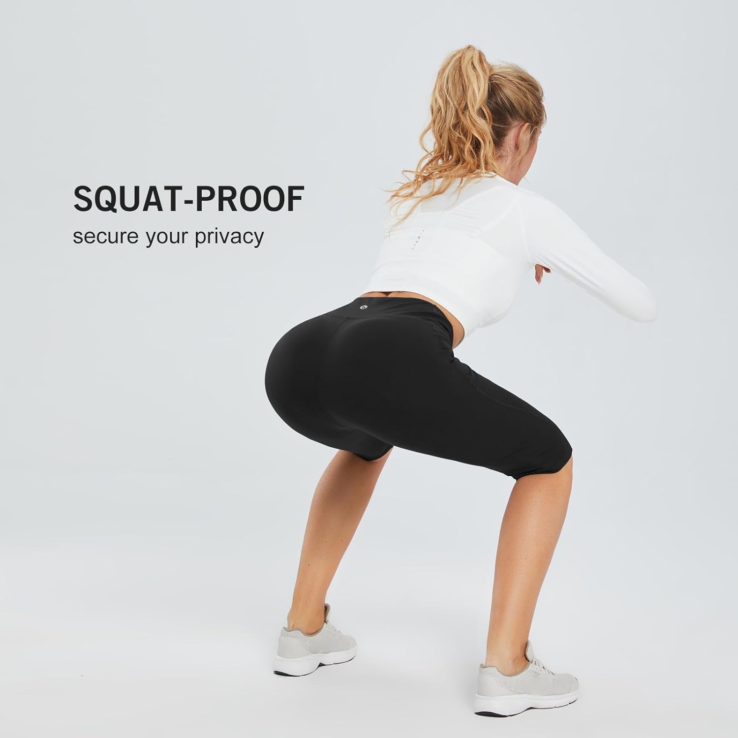 Thumbnail 5 de Baleaf Women's Capri Leggings with Pockets - High Waisted Knee Length for Yoga & Workouts