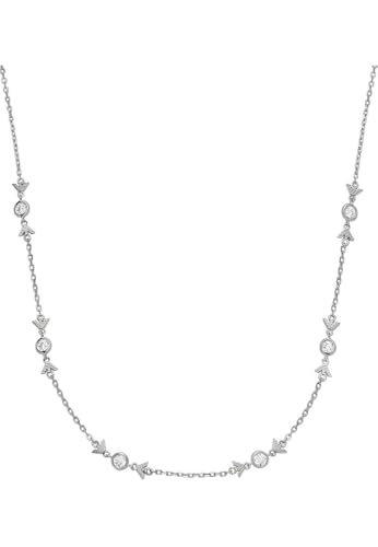 Detalle de Emporio Armani Collier en argent sterling pour femme avec fermoir mousqueton – Argent brillant