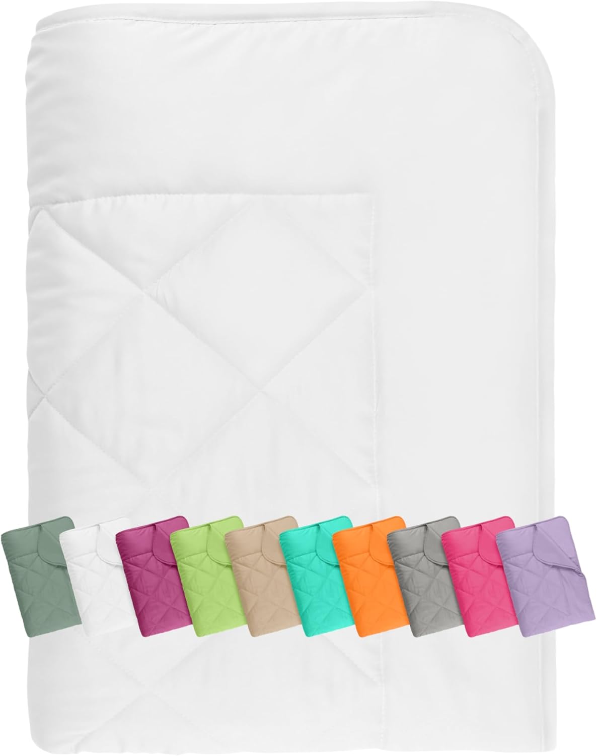 npluseins Estate coperta – coperta da picnic leggera in 2 misure, 7 colori moderni