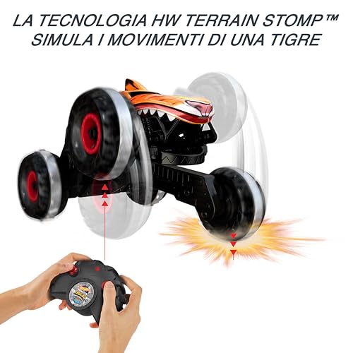 Thumbnail 2 de Hot Wheels Monster Trucks Tiger Shark l'Inarrestabile – Veicolo radiocomandato 1:15 4x4 per bambini 4+ anni (HGV87)