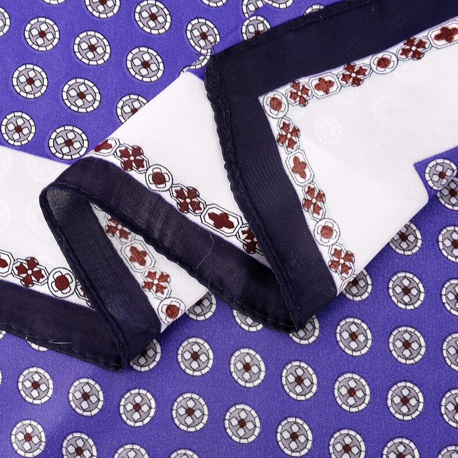 Thumbnail 3 de DAMILY Vintage Bandana Herren 70x70 cm Seidig