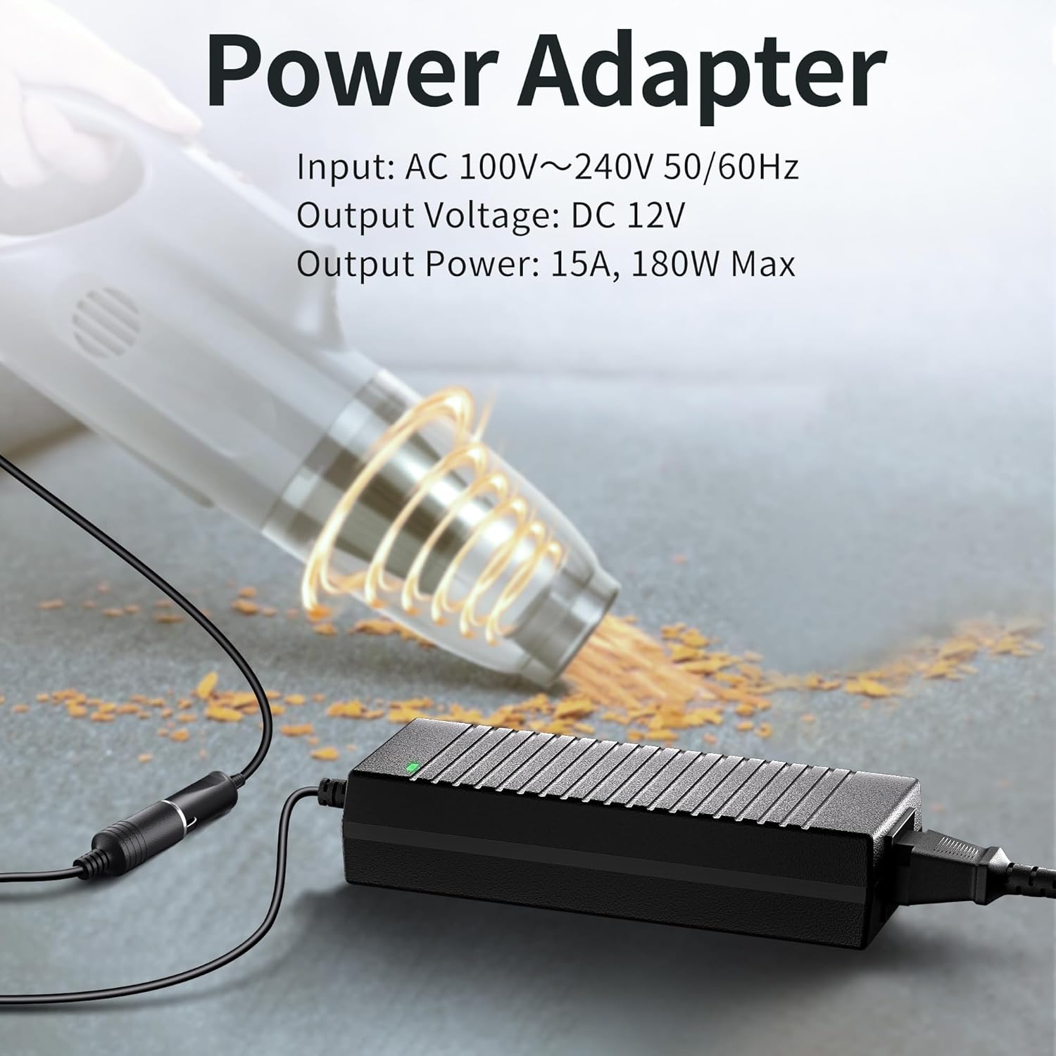 Thumbnail 5 de BGFOX 180W KFZ-Netzadapter 230V auf 12V mit Zigarettenanzünder-Ausgang