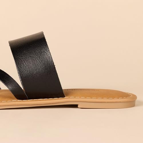 Thumbnail 1 de Amazon Essentials Sandalo Infradito Monofascia Donna, Nero, 37.5 EU