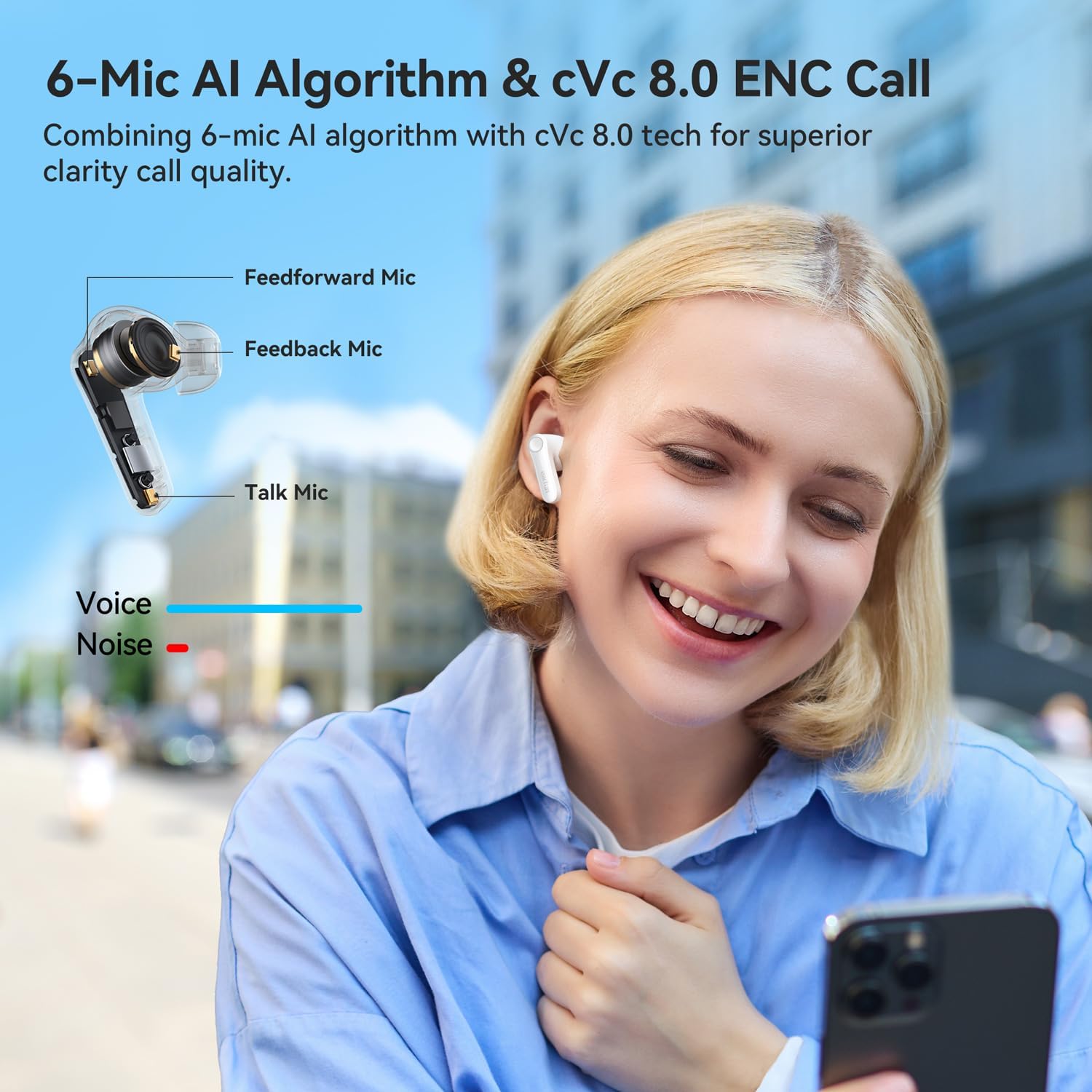 Thumbnail 4 de EarFun Air Pro 4 TW600 Wireless Earbuds with Adaptive Hybrid ANC and aptX Lossless