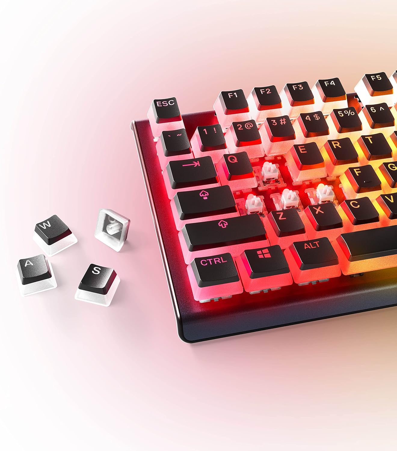 Thumbnail 4 de SteelSeries PrismCaps Double-Shot Tastenkappen Schwarz