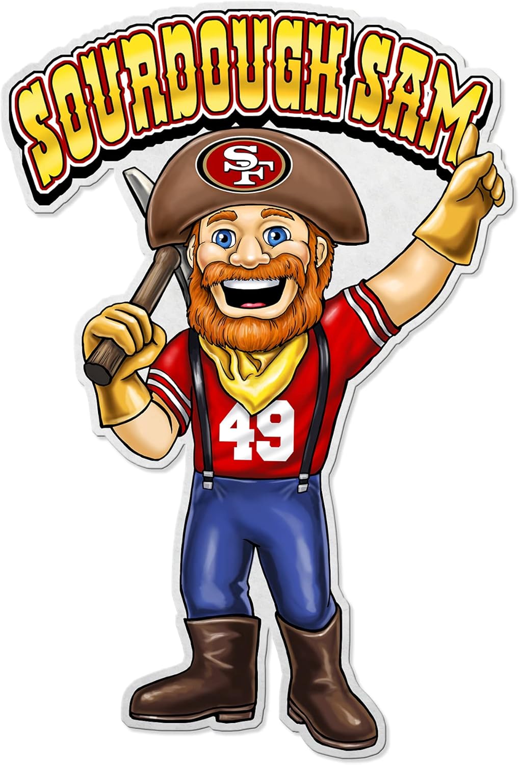 Thumbnail 6 de Rico Industries NFL Football Mascot Shape Cut Pennant (Soft Felt, EZ to Hang) for Home & Living Room Décor