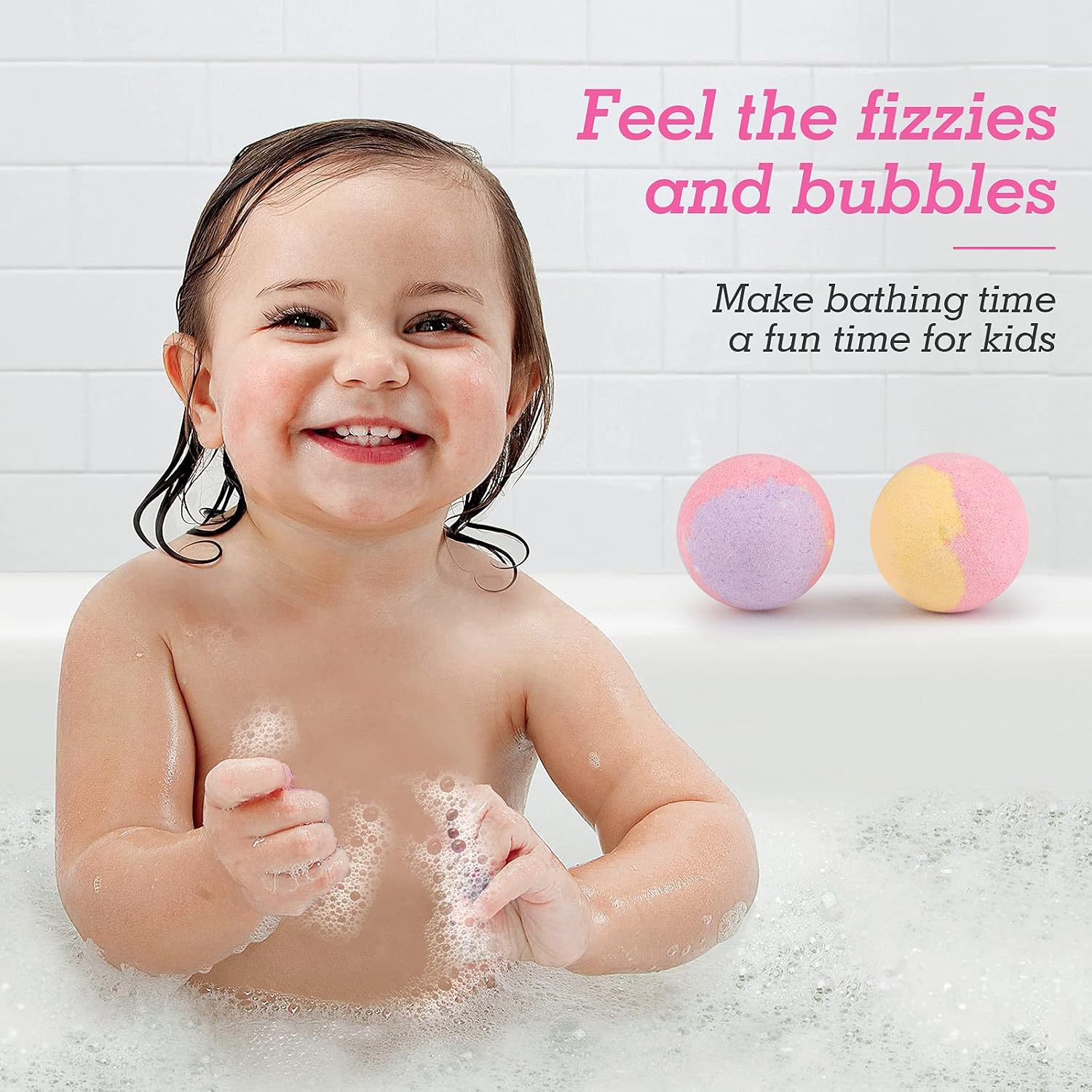 Detalle 1 de HESONTA Bath Bomb Gift Set, 16-Piece Bubble Bath with 16 Scents