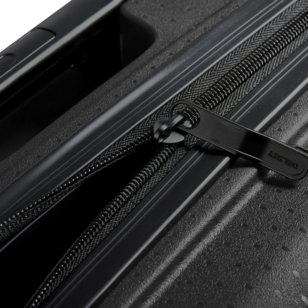 Detalle 2 de DELSEY PARIS Belmont Plus MR (Materiale Riciclato) Valigia rigida cabina 55 x 40 x 20 cm, 33 L, S Slim, Nero