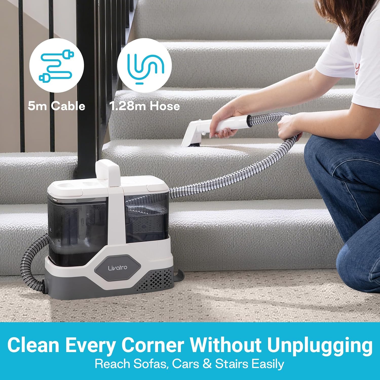 Thumbnail 4 de Livatro Carpet Cleaner Machine 600W — carpet cleaner