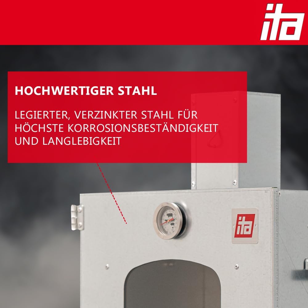 Detalle 2 de ITA Räucherofen 7012 Smoker Set