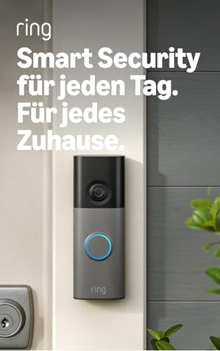 Detalle 2 de Ring Battery Video Doorbell (neueste Gen.) + Chime (3. Gen.) – 2K-Retinalkamera, Akku, WLAN/Bluetooth, inklusive 30 Tage Testabonnement