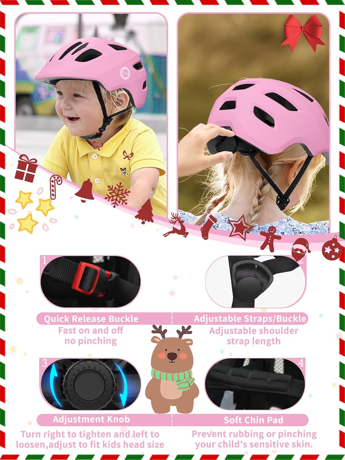 Thumbnail 2 de XJD Toddler Helmet for Kids: Lightweight, Adjustable Multi-Sport Safety Gear for Age 1+
