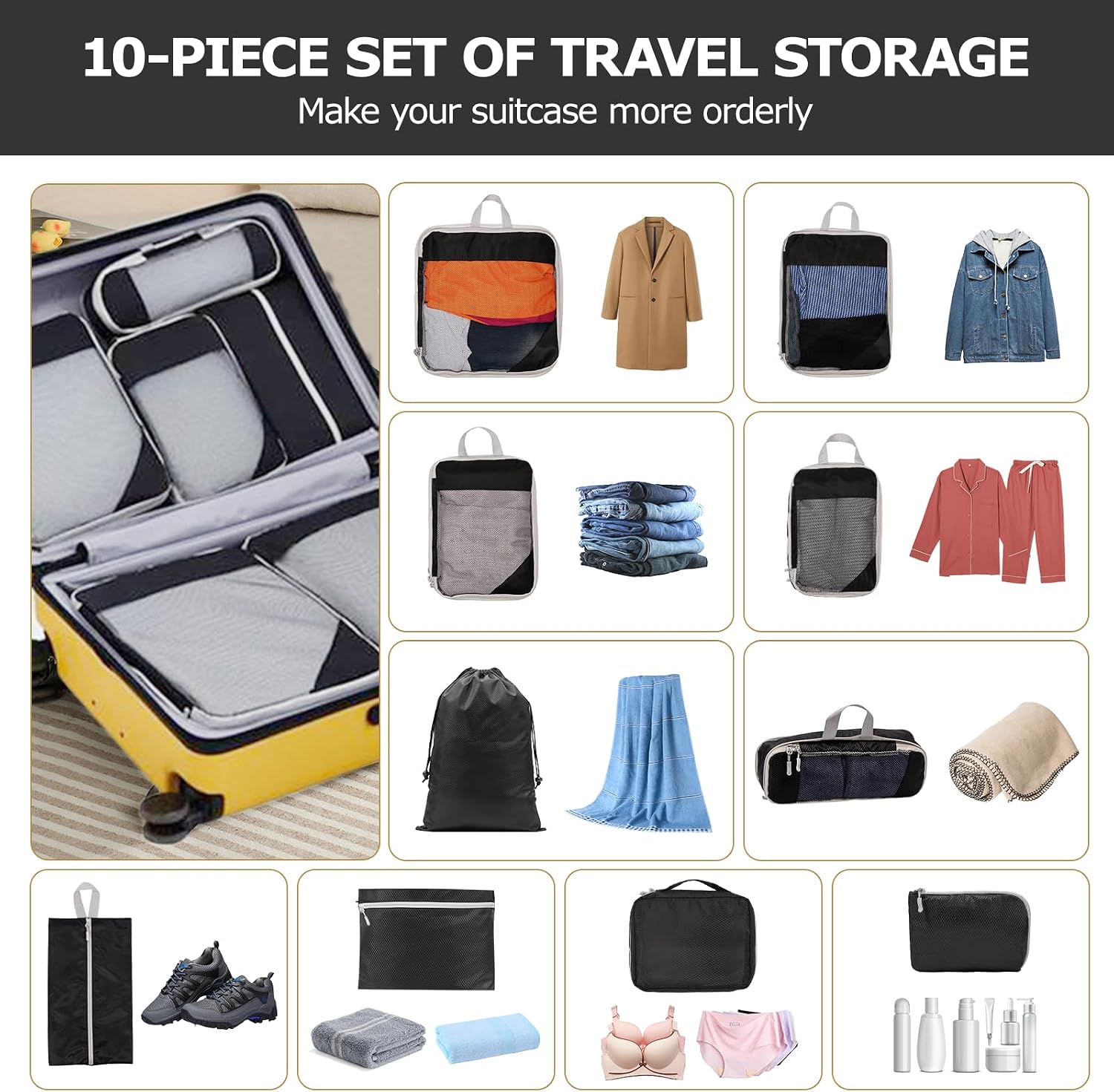 Thumbnail 5 de BillyBath organiseurs de valise lot 10