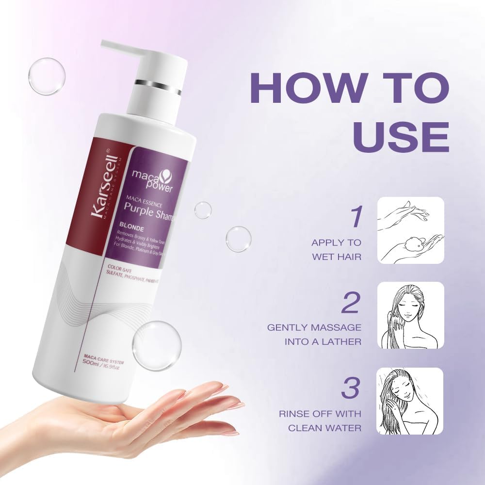 Thumbnail 4 de Karseell Shampooing violet 500ml