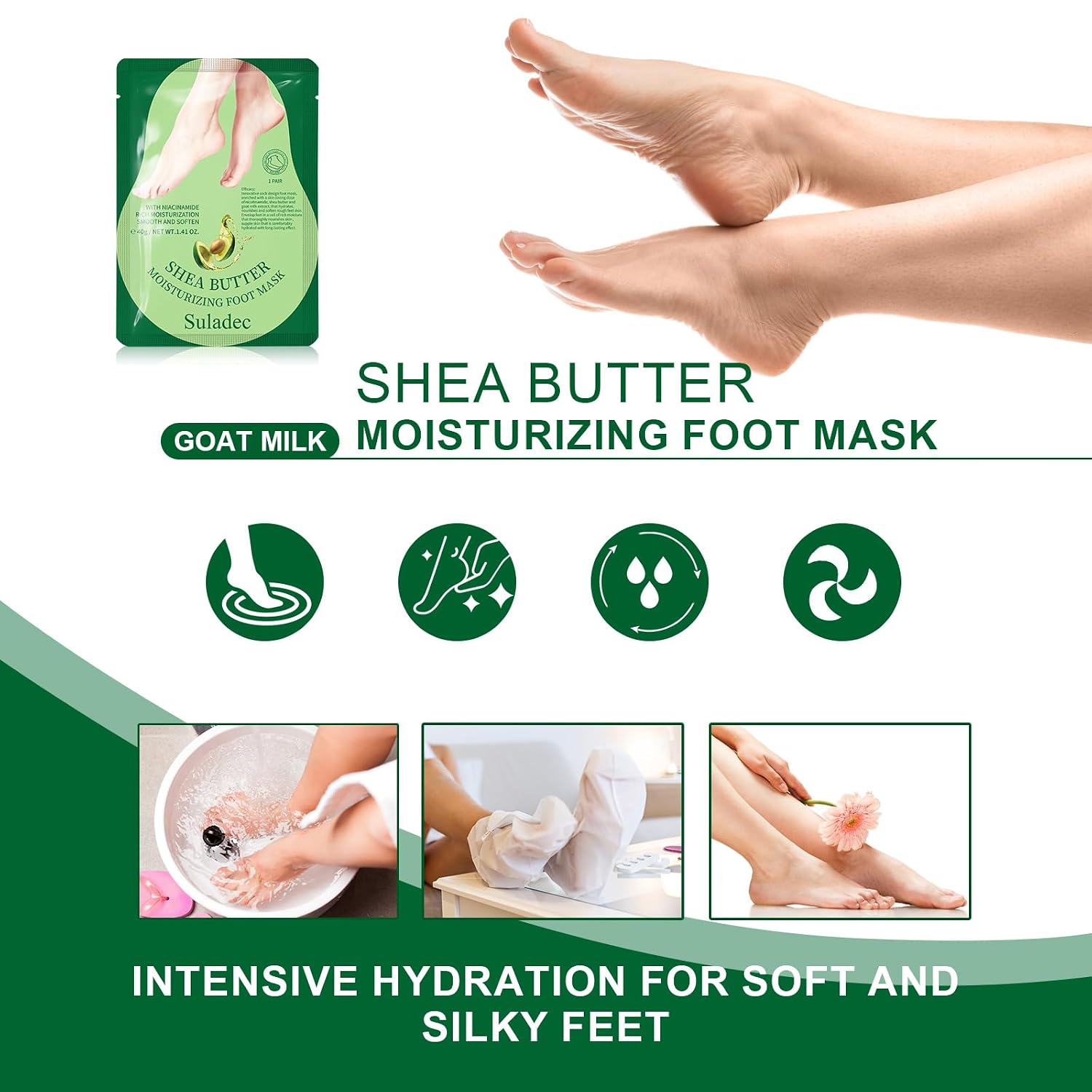 Thumbnail 5 de SULADEC Moisturizing Foot Mask 5 Pairs