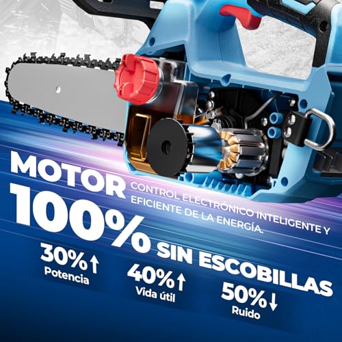Thumbnail 1 de DongCheng Motosierra inalámbrica 18V con cadena Oregon ⚡