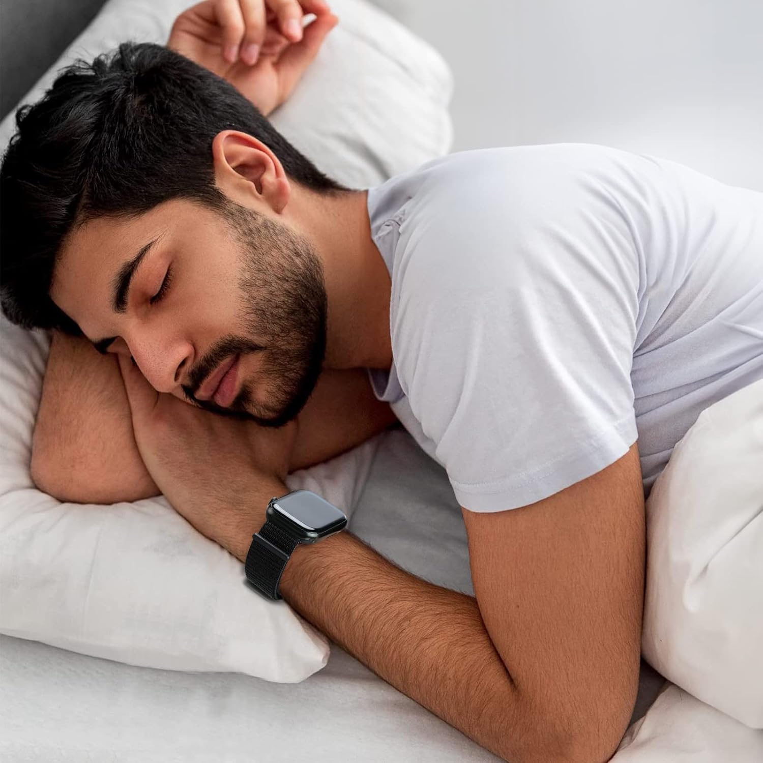 Thumbnail 6 de Yoohoo Bracelet Nylon compatible Apple Watch – 38–46 mm (SE/SERIES, hommes et femmes)