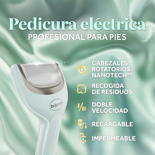 Thumbnail 2 de Dr. Scholl's Pedi Perfect Pro: pedicura eléctrica para pies | 3 cabezales, 90 min, impermeable