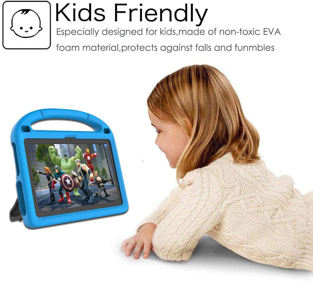 Thumbnail 2 de Kids Case for New Tab 10 Inch (2023 Release) – Blue, Lightweight Shockproof Case with Handle and Kickstand
