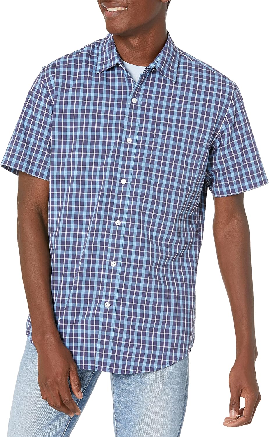 Thumbnail 6 de Amazon Essentials Men's Regular-Fit Short-Sleeve Poplin Shirt