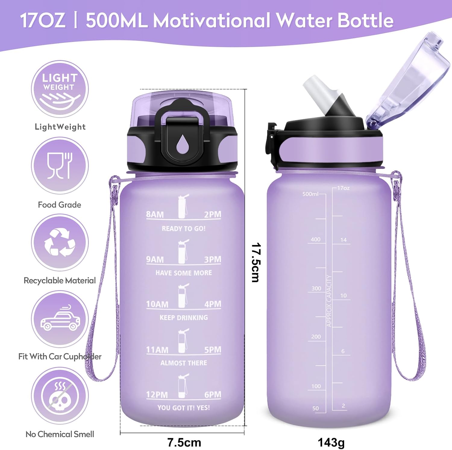 Thumbnail 5 de JAPORIA Botella Agua 500ml