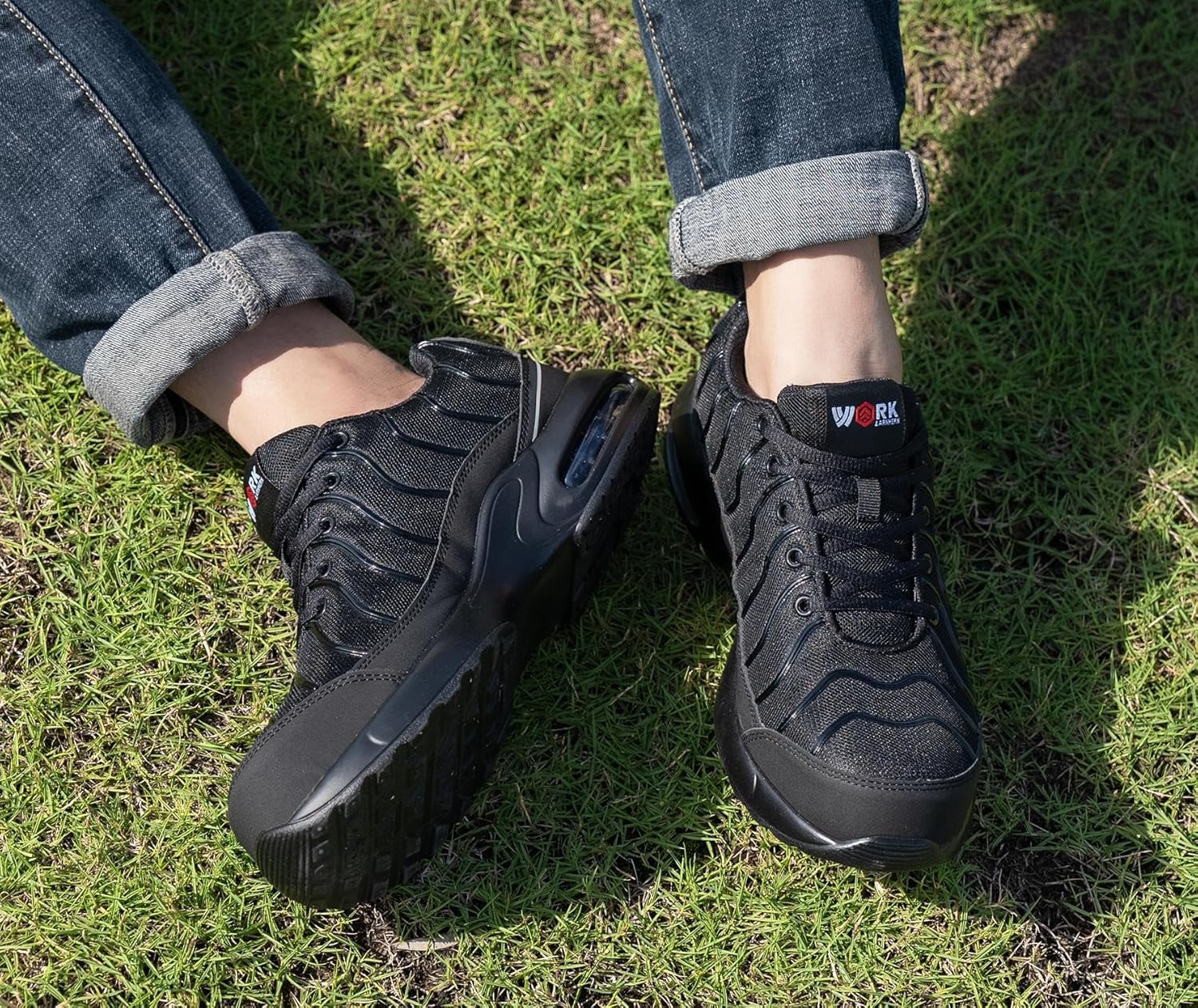 Thumbnail 2 de LARNMERN Unisex Safety Trainers with Steel Toe Cap – Lightweight, Breathable and Puncture-Resistant Work Shoes