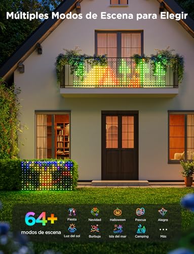 Thumbnail 5 de Govee RGBIC Net Lights 480 LEDs for bushes 🌳