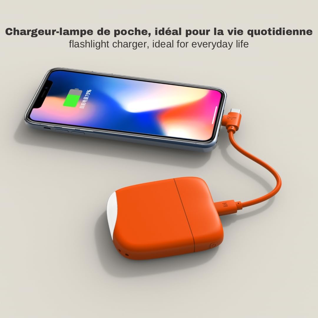 Detalle de Xoopar Ice-P powerbank 5000 mAh z dotykowym światłem LED
