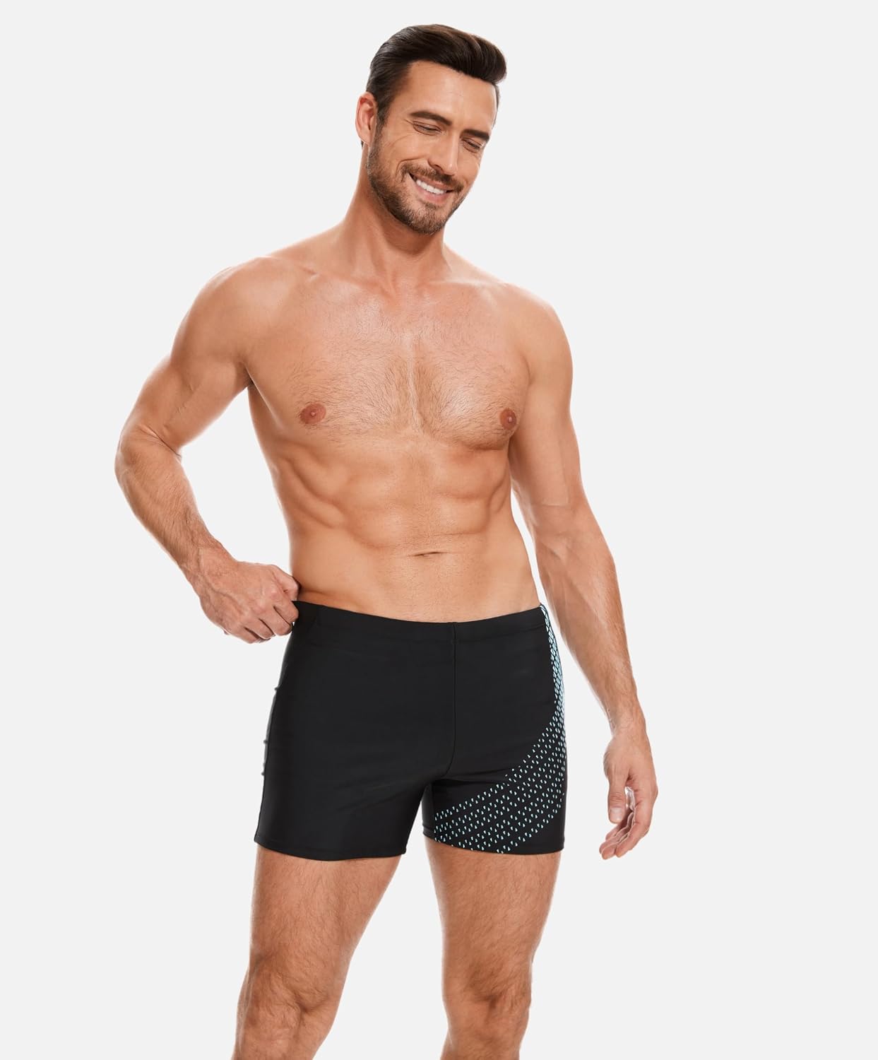 Thumbnail 1 de AMZSPORT Swimming Trunks Men: Quick Dry Swim Shorts for Everyday Beach & Pool Use
