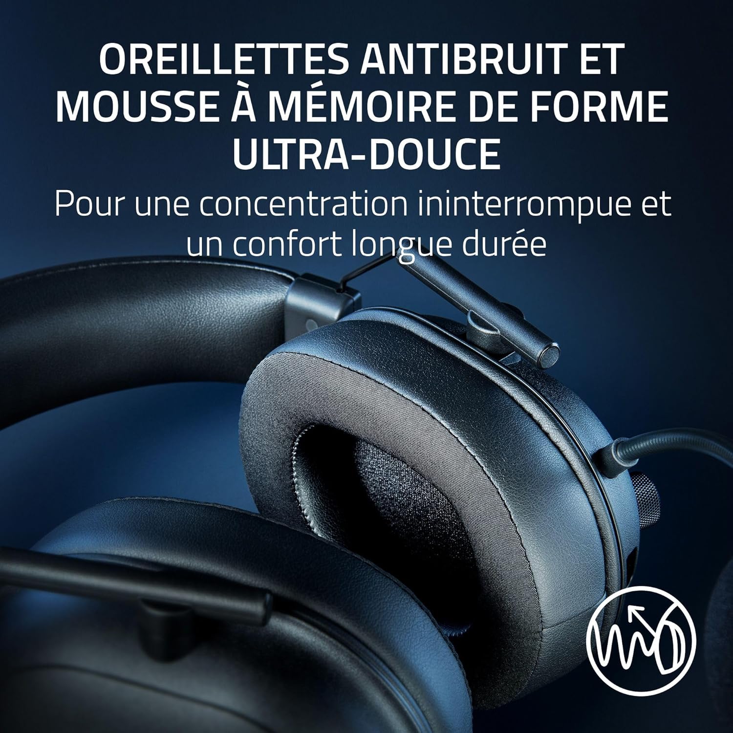 Thumbnail 5 de Razer BlackShark V2 HyperSpeed sans fil PC (HyperClear, TriForce 50 mm, Bluetooth) – Noir