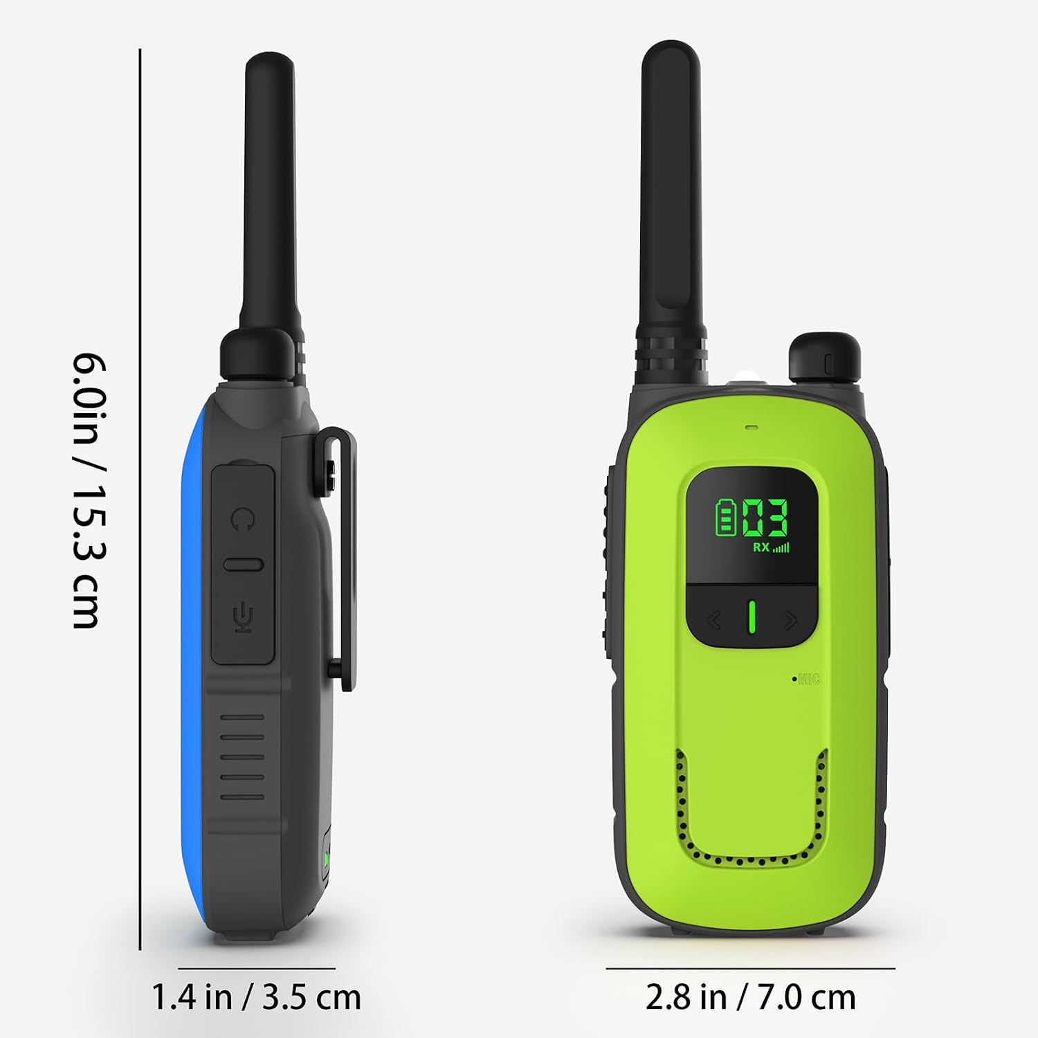 Thumbnail 6 de Radioddity PR-T3: Walkie Talkies Recargables para Niños 📞