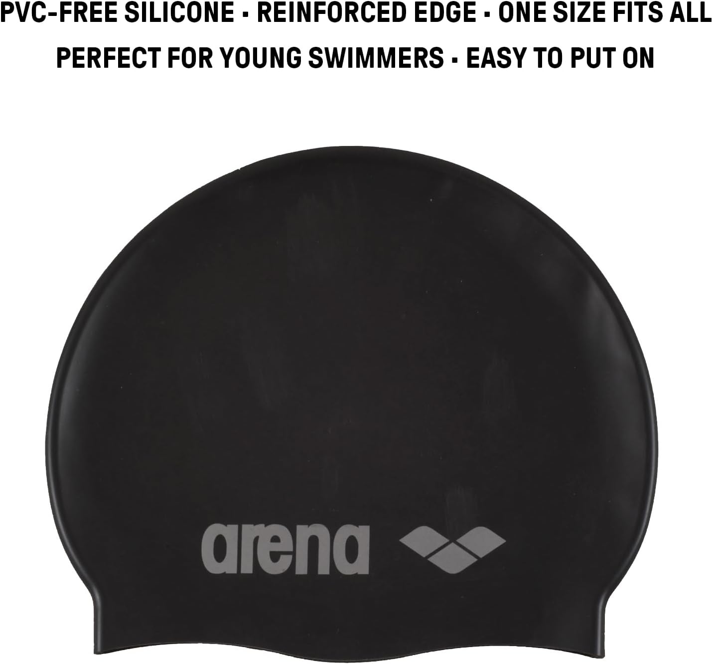 Detalle 2 de Arena Classic Silicone Junior: Bonnet de natation junior en silicone, edge renforcé et ajuste universel