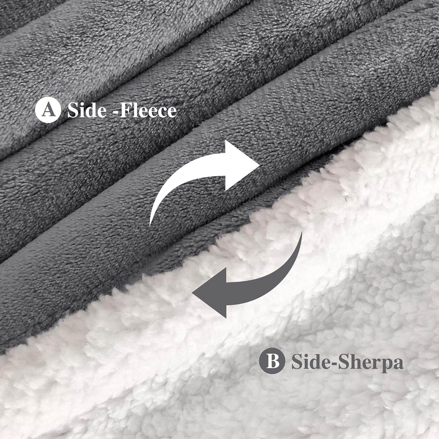 Thumbnail 6 de blunique Heated Throw Blanket 50 x 60 Inches