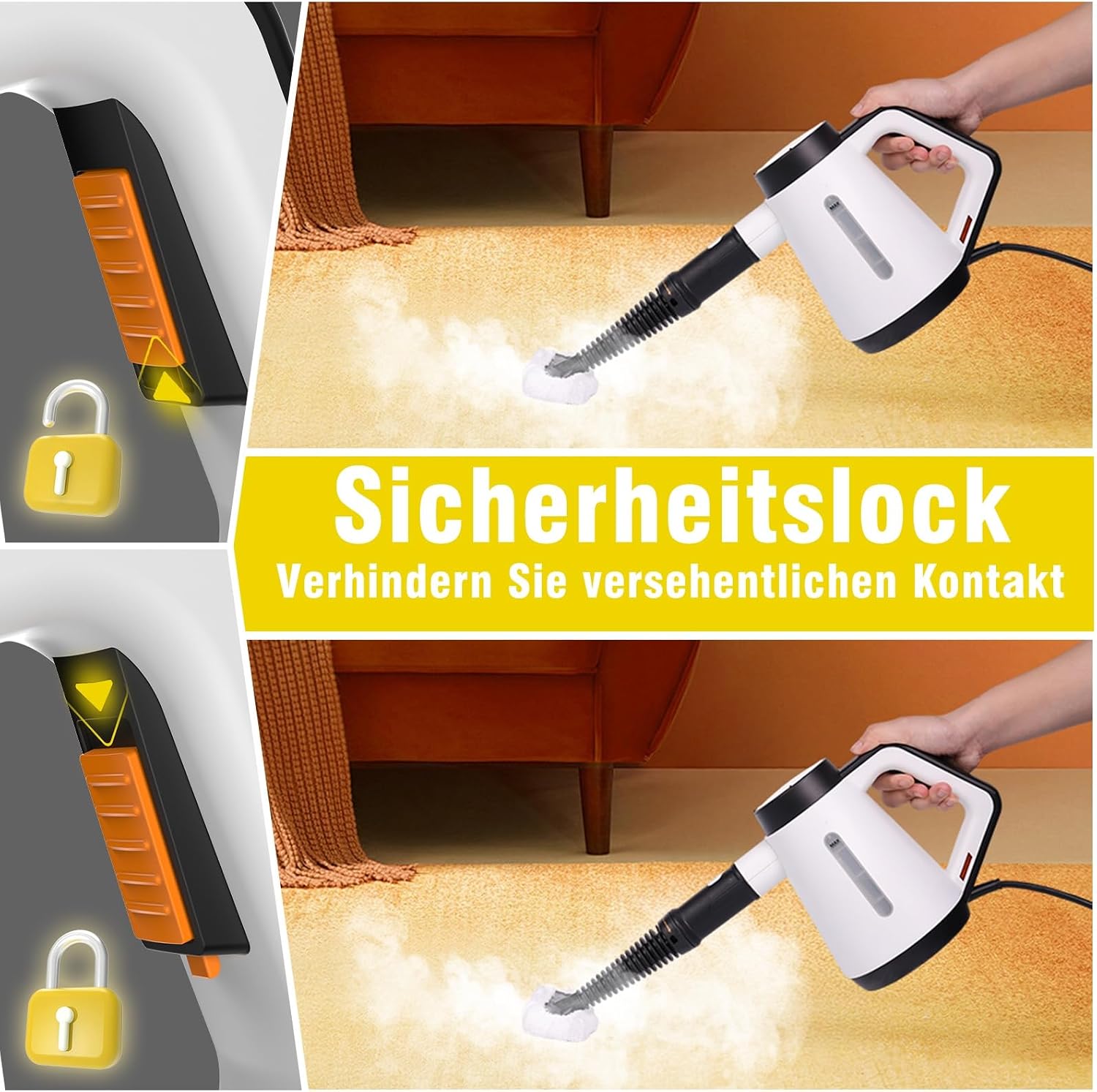 Thumbnail 4 de Fippesax Handdampfreiniger 400 ml Dampfreiniger