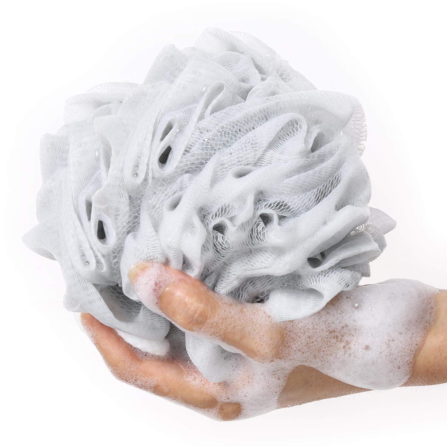 Thumbnail 1 de BTYMS Bath Sponge Mesh Pouf 60g Pack of 4