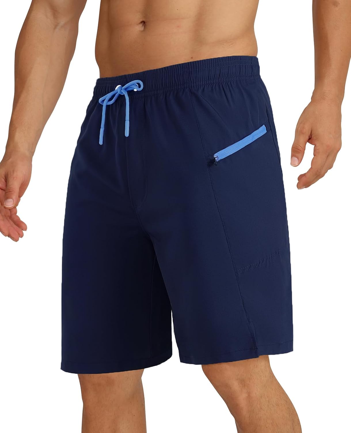 Thumbnail 1 de APTRO 2 in 1 Men's Swim Trunks 9" with Zipper Pockets — Built-in Liner & Quick-Dry Board Shorts